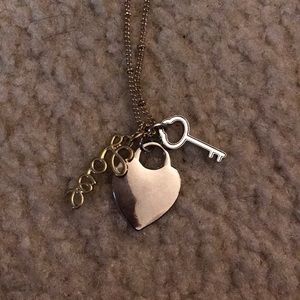 *sold* Gold and Silver Charm Necklace